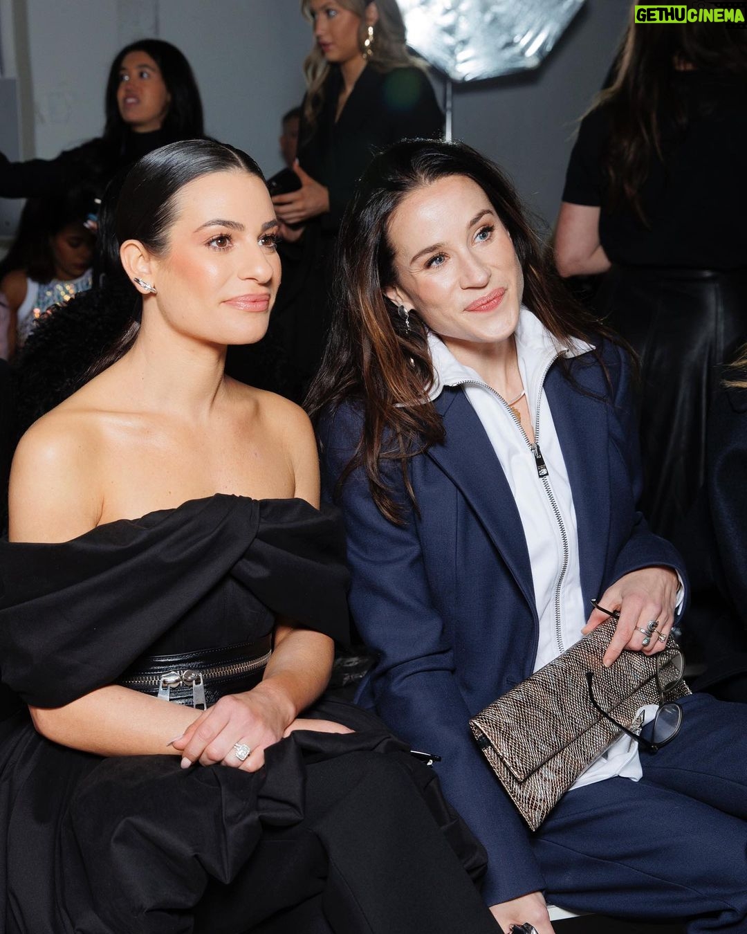 Lea Michele Instagram - @brandonmaxwell #nyfw2023 🖤