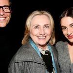 Lea Michele Instagram - What an honor having @hillaryclinton at @funnygirlbwy last night.🙌🏻 (📸 @bruglikas )