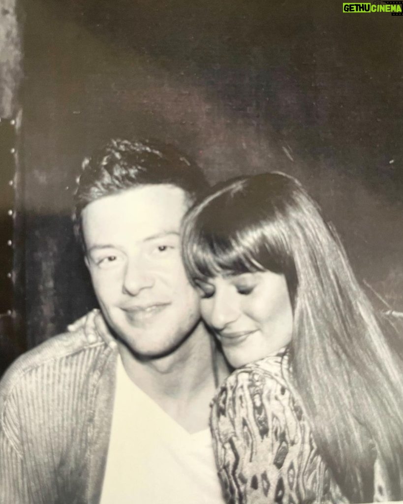 Lea Michele Instagram - Hey you. 10 years. It feels like only yesterday that you were here and yet a million years ago all at the same time. I hold all of our memories in my heart where they will stay safe and never forgotten. We miss you every day and will never forget the light you to brought to us all. I miss you big guy. I hope you found Taylor up there and are playing the drums together. 🤍
