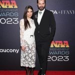 Lea Michele Instagram - Such a wonderful night last night celebrating @gherardofelloni on his FNAA designer of the year award. @rogervivier @footwearnews 🖤🖤