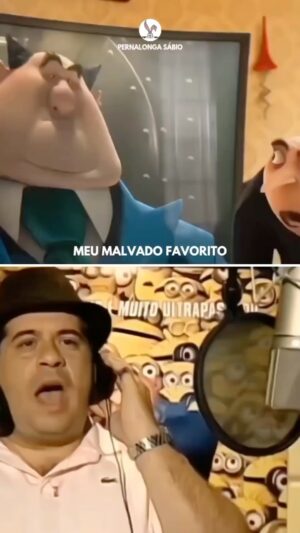 Leandro Hassum Instagram - Para vcs que tem curiosidade de como é feito uma dublagem. Essa foi uma das cenas do #meumalvadofavorito1 E para que não sabia… sim, eu sou GRU!!! Adorei @pernalongasabio obrigado pela lembrança lá se vão uns… 10 anos abraçado com o GRU.