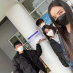 Lee Da-hee Instagram - 촬영 마치고 귀요미들과 제주도에서의 사전투표😊
