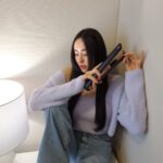 Lee Da-hee Instagram - #광고 셀프 스타일링🖤 #dysonseasonalstyling #다이슨코랄 #dysonhair