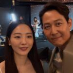 Lee Jung-jae Instagram - @yihyun_1208 @artistcompanyofficial 조이현 배우와 함께~^^