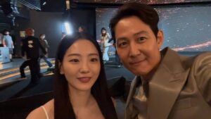 Lee Jung-jae Instagram - @yihyun_1208 @artistcompanyofficial 조이현 배우와 함께~^^