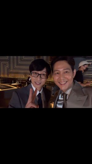 Lee Jung-jae Instagram - 유느님과 함께~^^