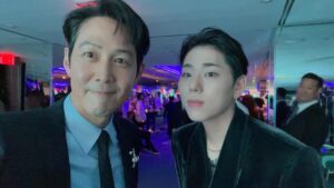 Lee Jung-jae Instagram - with @woozico0914 👍😄