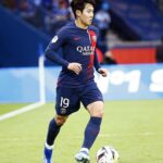 Lee Kang-in Instagram - Heureux de la victoire et d’être de retour au Parc de Princes!🔴🔵⚽️