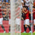 Lee Kang-in Instagram – Noche especial ayer.❤️🖤
Muy contento por dar el gol de la victoria a mi equipo. 
Gran trabajo de todos.👺

Mucha suerte también al @valenciacf. 
Fue un placer volver a Mestalla.🦇
