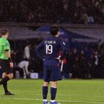 Lee Kang-in Instagram - Heureux de la victoire et d’être de retour au Parc de Princes!🔴🔵⚽️