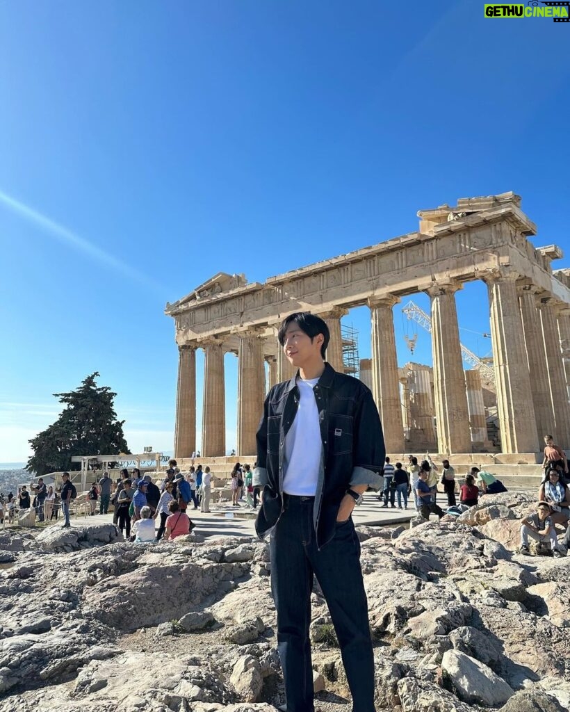 Lee Sang-yeob Instagram - 오늘도 신나는 그리스 여행🇬🇷❤️ #아이엠그라운드 #ENA #채널S Acropolis - Parthenon, Athens, Greece