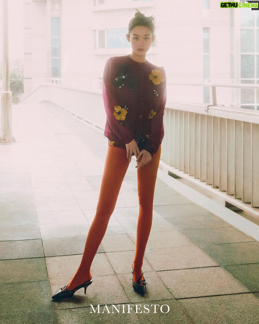 Lee You-mi Instagram - 🖤ㅇ🖤 #ManifestoMagazine #MiuMiu