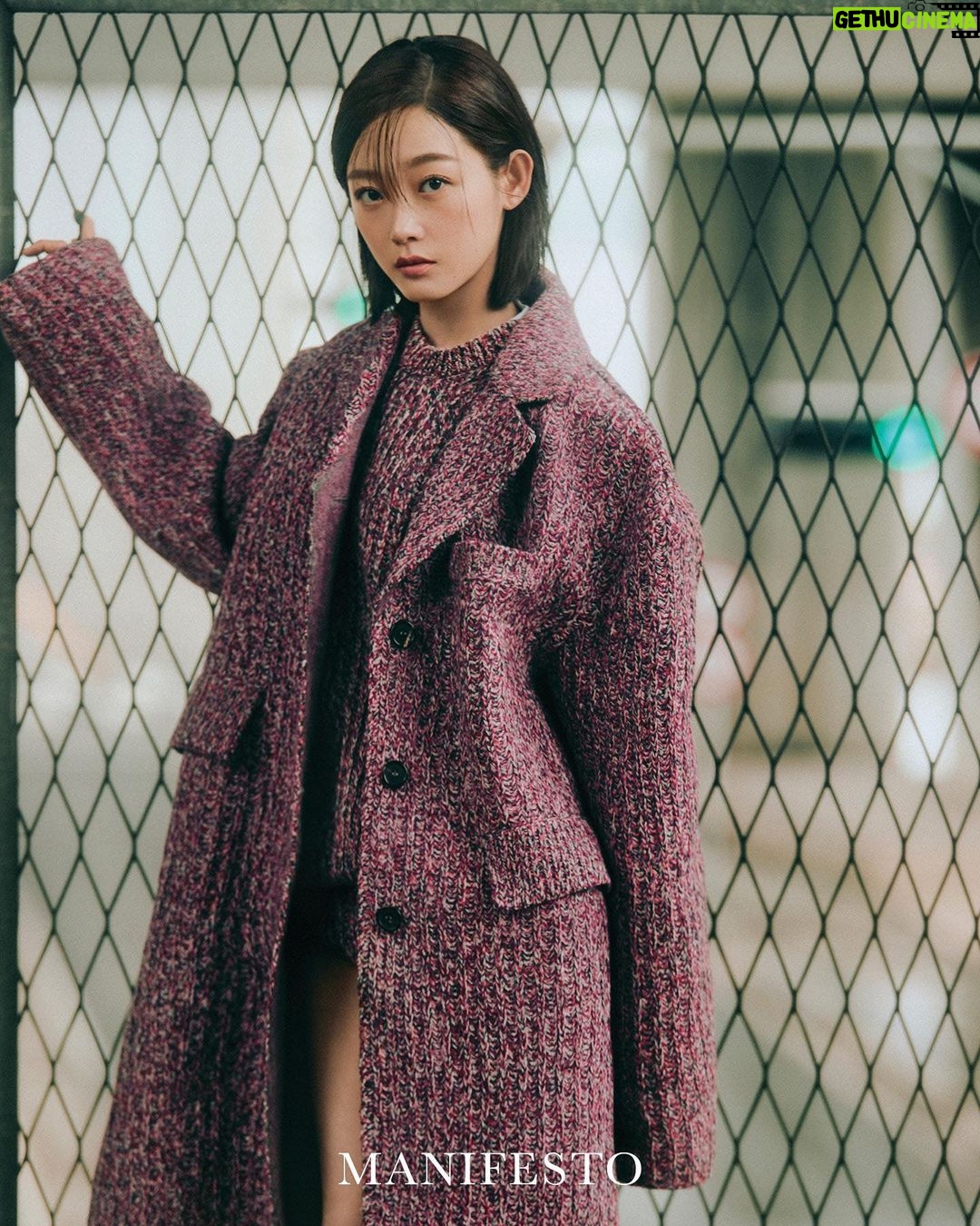 Lee You-mi Instagram - 🖤ㅇ🖤 #ManifestoMagazine #MiuMiu