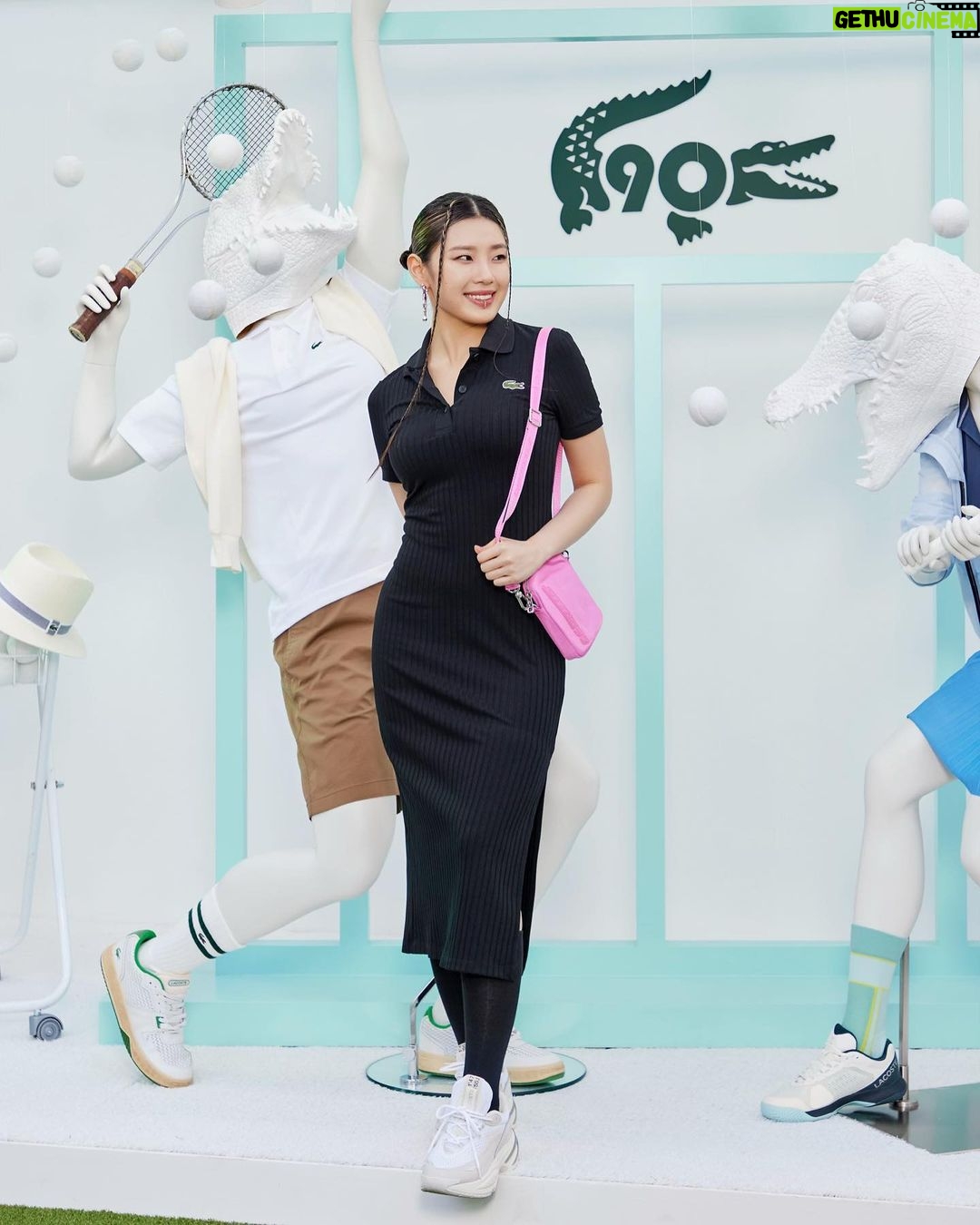Leejung Lee Instagram - #광고 #라코스테 #라코스테90주년 #LACOSTEcelebrates90 라코스테의 90주년 기념 아주 특별한 팝업 이벤트! 남산에서 5월 21일 까지 진행 됩니다! 모두 나들이 가보세요🤍🐊💚 (그리고 내사랑 소미도 만났다💕) 남산타워