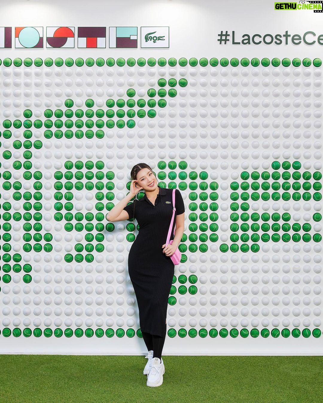 Leejung Lee Instagram - #광고 #라코스테 #라코스테90주년 #LACOSTEcelebrates90 라코스테의 90주년 기념 아주 특별한 팝업 이벤트! 남산에서 5월 21일 까지 진행 됩니다! 모두 나들이 가보세요🤍🐊💚 (그리고 내사랑 소미도 만났다💕) 남산타워