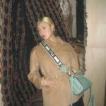 Leejung Lee Instagram - _ Pretty Sexy Fendi 💙 #FendiPeekaboo, @fendi @mrkimjones @silviaventurinifendi @delfinadelettrez