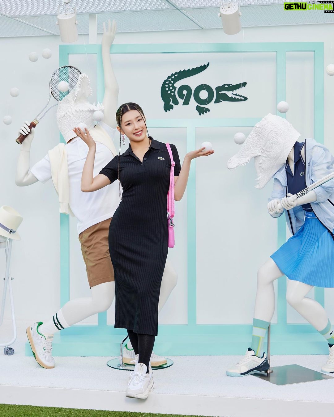 Leejung Lee Instagram - #광고 #라코스테 #라코스테90주년 #LACOSTEcelebrates90 라코스테의 90주년 기념 아주 특별한 팝업 이벤트! 남산에서 5월 21일 까지 진행 됩니다! 모두 나들이 가보세요🤍🐊💚 (그리고 내사랑 소미도 만났다💕) 남산타워