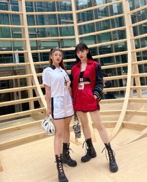 Leejung Lee Instagram - _
#DiorFall22 #Dior @dior @mariagraziachiuri ❤️🤍
