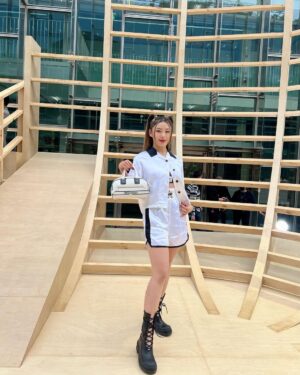Leejung Lee Instagram - _
#DiorFall22 #Dior @dior @mariagraziachiuri ❤️🤍