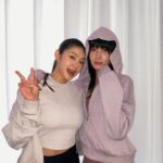 Leejung Lee Instagram - _ 나이키의 딸 등장 두둥_🖤✔️ @nikeseoul #Findyourfeel #Nikewellcollective