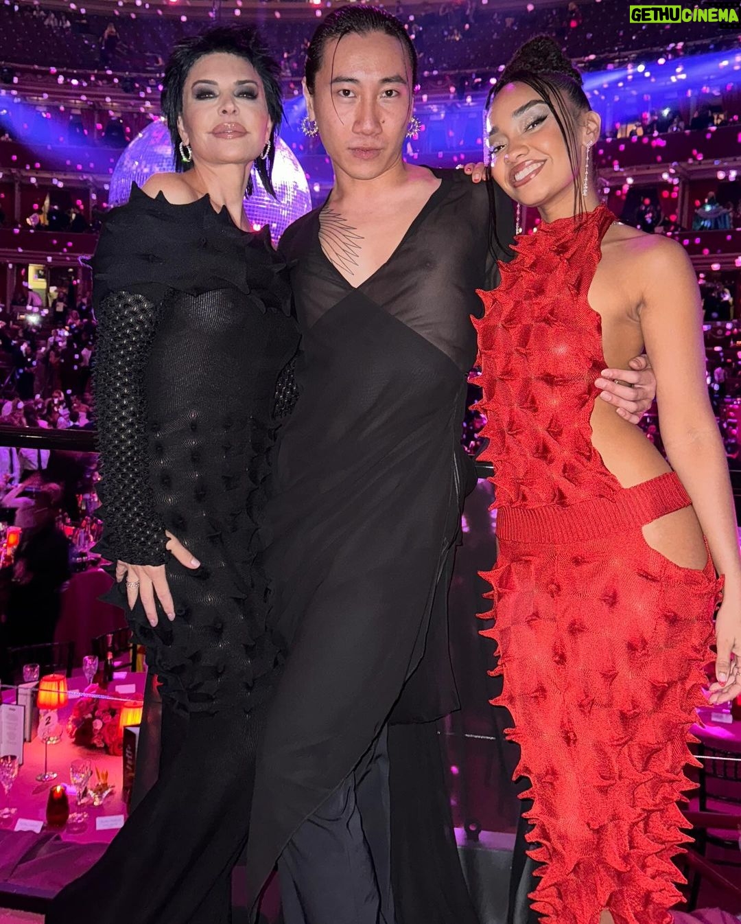 Leigh-Anne Pinnock Instagram - What a night! 🔥 Fashion awards with the beautiful @chet__lo thank you for my custom look! I am obsessed 😩😍 the best night with you, @lisarinna and @charleskeithofficial ❤️❤️❤️ @britishfashioncouncil