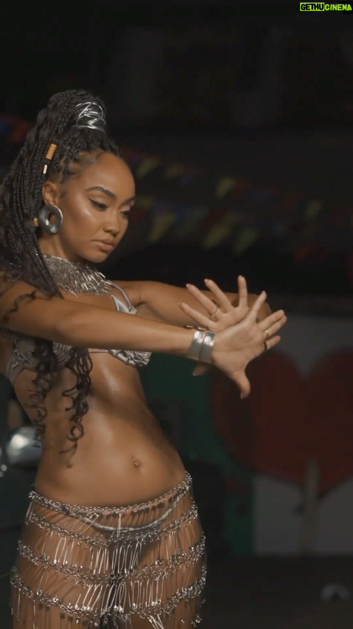 Leigh-Anne Pinnock Instagram - So which look from the #MyLove video is your favourite? 👀💚x Lagos, Nigeria