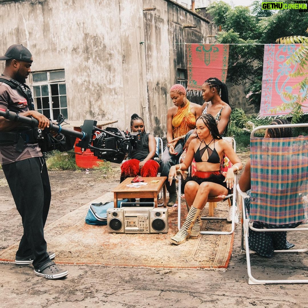 Leigh-Anne Pinnock Instagram - #MyLove in Lagos 🇳🇬 Link in bio to buy/stream now 💚x Lagos, Nigeria