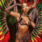 Leigh-Anne Pinnock Instagram - Carnival 23 💚💛🖤❤️