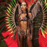 Leigh-Anne Pinnock Instagram - Carnival 23 💚💛🖤❤️