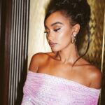 Leigh-Anne Pinnock Instagram - It's giving 90s Black Beauty Magazine 😍🖤 fun night at the @britishvogue @mrselfportrait party! This dress was everything 😩