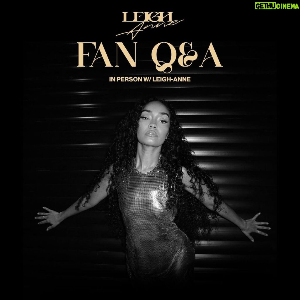 Leigh-Anne Pinnock Instagram - Do you want to hear my debut single before ANYONE else? Pre-save DON’T SAY LOVE on Spotify, Apple Music or Deezer via the link in my bio for a chance to win tickets to an exclusive launch event in London. One lucky person will also win flights to London & accommodation for yourself AND a friend so wherever you are, you have a chance to attend. Good luck! x (Don’t worry if you've already pre-saved, you're eligible to win too 🤍)