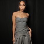 Leigh-Anne Pinnock Instagram – What a stunning show! @albertaferretti you are sensational 😍👏🏽 #MFW