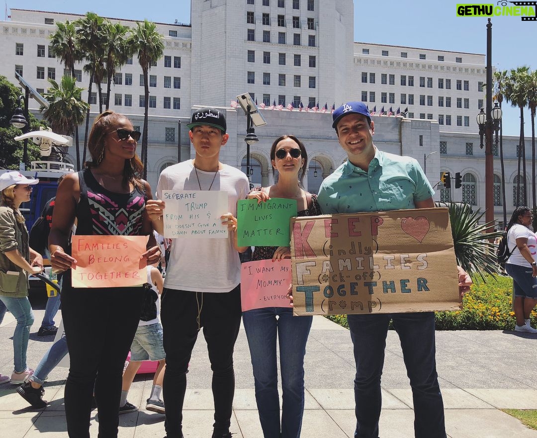 Leighton Meester Instagram - #keepfamiliestogether #reunitefamilies Gloria Molina Grand Park