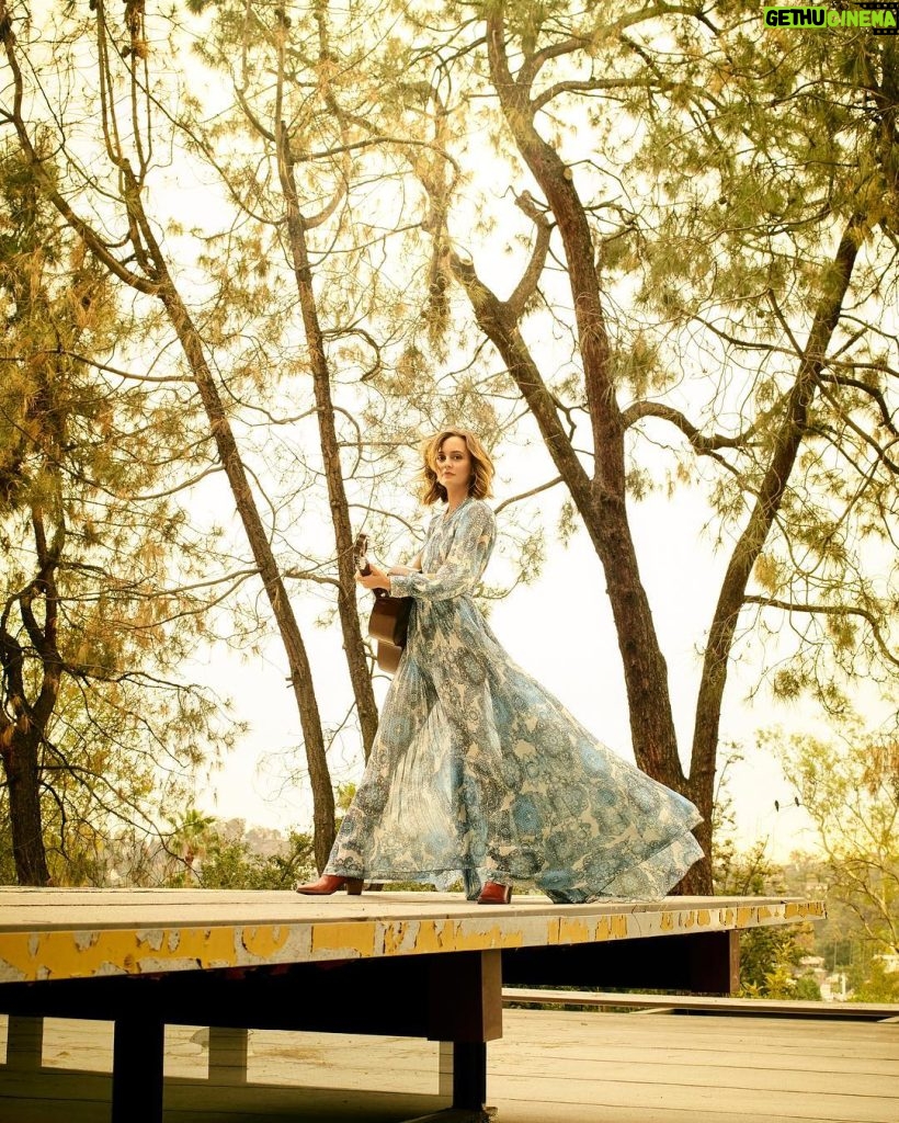 Leighton Meester Instagram - This is one of my favorite shoots ever- I had so much fun and it was such a supportive team who made me feel super comfortable- even though I climbed on a roof and wore a swimsuit. I got to talk about my favorite things- family, @singleparentstv, surfing and cereal. Full discretion, at first I felt unqualified to do it since I’m not a diet and exercise person- but that’s what they were after! The real life delicate imbalance of what it means to work, be a mother, and try to find time to eat/shower/sleep. ❤️ @shape
