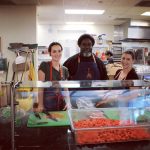 Leighton Meester Instagram - It's #GivingTuesday and I'm auctioning off a special experience on @eBay to help raise funds for @FeedingAmerica! Bid on a chance to join me for lunch or the chance to volunteer with me. 100% of proceeds will support food banks around the country. Visit the link in my bio for details. PS- here are some photos of me and my girl @jamie_caparulo at @dwcweb w/hairnets.