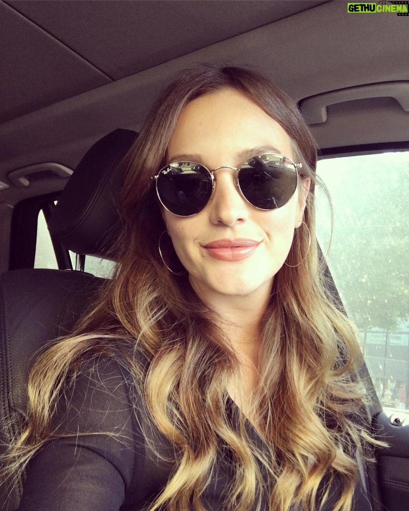 Leighton Meester Instagram - 1st and last car selfie cuz it's dangerous
