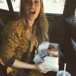 Leighton Meester Instagram - Flattering photo feat. In-n-out doing press for #MakingHistory #treats