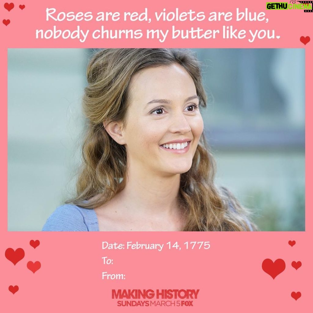 Leighton Meester Instagram - Happy Valentines Day from Deb. ❤❤🐿 #makinghistory starts Sunday March 5 on FOX 😁
