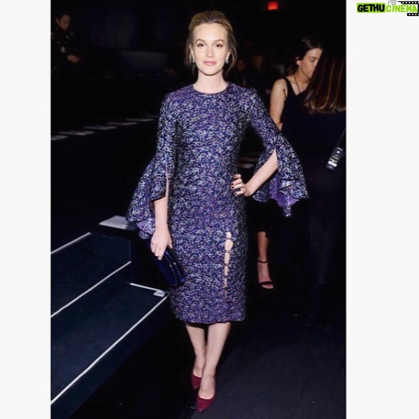 Leighton Meester Instagram - 💜@prabalgurung 💋 #nyfw