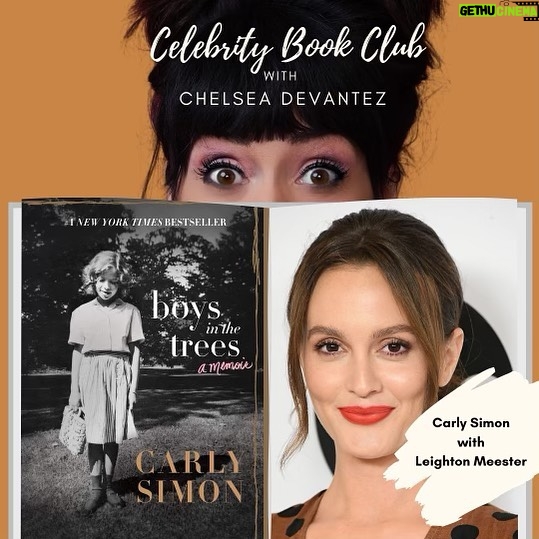 Leighton Meester Instagram - Had so much fun reading and talkin about @carlysimonhq’s memoir with the exquisite, inspiring @chelseadevantez on her #celebritybookclub podcast (I’m obsessed)