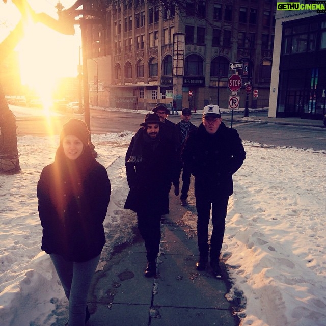 Leighton Meester Instagram - LM 2015 tour in Midwest cold. photo by @brendanbuckley