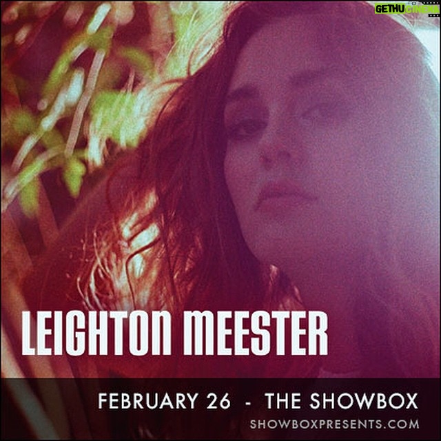 Leighton Meester Instagram - Added one more show to the #Heartstrings Winter Tour! The Showbox in Seattle, Feb 26. See you there 🎸