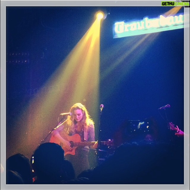 Leighton Meester Instagram - Thank you to whoever took this, and to everyone at the @troubadour for #Heartstrings release. I love you