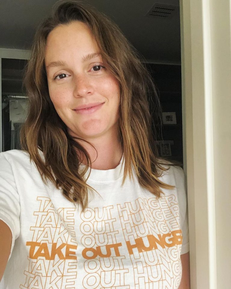 Leighton Meester Instagram - Like my T-shirt? Hunger Action Month is underway and to show my support, I’m teaming up with @FeedingAmerica to highlight families in need. These inspirational T-shirts are just a reminder that when we come together, we can make an impact. This year, food banks across the country are facing increased demands because of the pandemic. You can make a difference this #HungerActionMonth. Take action with @FeedingAmerica to end hunger one helping at a time. www.FeedingAmerica.org/HAM
