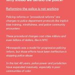 Leighton Meester Instagram - Via @theslacktivists- #defundthepolice explained. Invest in education, healthcare, housing. Link in my bio to sign petition and donate while you’re there