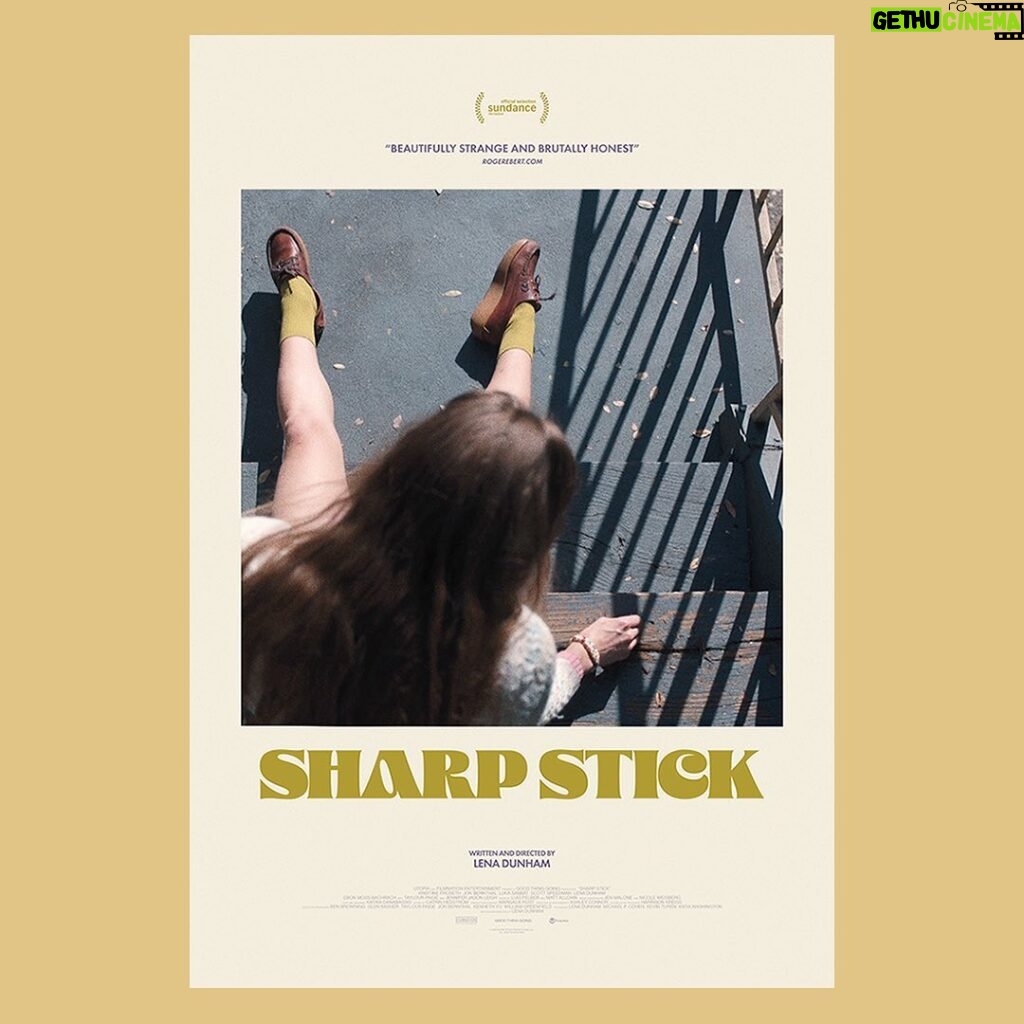 Lena Dunham Instagram - Sharp Stick is coming 🍭🧦🙋‍♀️ It is my great joy to introduce you to the world of Sarah Jo via @utopiamovies. Sex isn’t love but sure can feel that way. 7/29 in NY/LA theaters, 8/5 in nationally, 8/16 on digital.