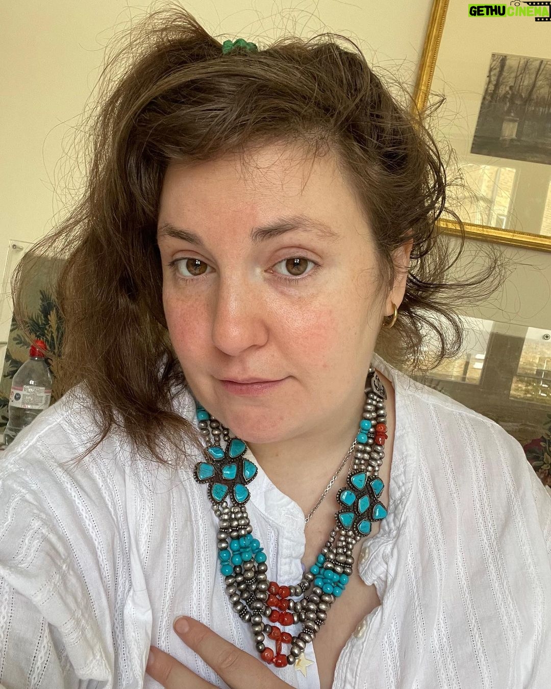 Lena Dunham Instagram - Today I am 36! It’s an age that has always held special and slightly terrifying resonance as the same age my mother was when she gave birth to me. Because of that, it always sounded like an unreachable goal, a castle in the clouds and the moment I would be really and truly grown up. And sometimes, in my late twenties and early thirties, it sounded like an unreachable goal for other reasons- because life felt too big to lift and too wide to hide from. Like many of you passionate, engaged and intensely feeling individuals, I tend to be pretty hard on myself. It’s easy for me to think I haven’t reached the necessary milestones that would make me the right kind of 36 year old- whenever that means. But today I am just going to celebrate: celebrate getting here, celebrate the love around me (from new people, from people who I’ve known since I was born, from people I diverged from then came back together with because life is LONG as hell.) I am not just lucky for the obvious reasons- work I love, healthcare, cute dogs, funny family, marriage to someone I adore- but for the less obvious reasons. I’m lucky because I wake up anxious and chug a green tea and then feel even more anxious so I have to call my dad and we end up arguing because I talk too fast. I’m lucky that I have an allergic response to certain antibiotics. I’m lucky that my right knee pops out of its socket, that I have 3 grey hairs that spiral from my head like cartoon energy, that I got in a fight with a man who snapped at me on 16th Street when I blocked his way. I’m lucky for all of this, because it means I’m alive and as long as I’m alive literally anything is possible (except sports. Not sports.) I love you all. Happy Birthday to me/Happy Life to us all (swipe right for the freaks that made me/the gothic child I was born as...)