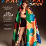 Lena Dunham Instagram - Thank you @hollywoodreporter for giving me the chance to talk about the job I adore and a little life too. Loved chatting with you @seth_abramovitch about my new film Sharp Stick which premieres this weekend at Sundance, and thank you for the eccentric superhero pic @liaclay 💄 @itsmatin 💇‍♀️ @aarongreniahair 👗 @annaannasusu