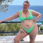 Lena Dunham Instagram - One piece two piece red piece blue piece