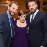 Lena Dunham Instagram - Happy Birthday to my first husband @juddapatow! The marriage was one of convenience, but I came to love you nonetheless. Sorry I kept the diamond! (Photo credit/ring credit the perfect @lesliemann)